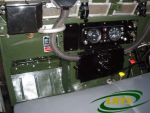 Land Rover Lightweight Series II A 1968 Green Interior Front For Sale