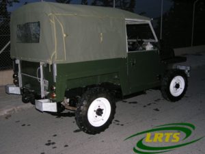 Land Rover Lightweight Series II A 1968 Green Back Cover For Sale