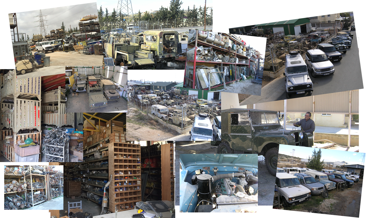 Land Rover Reasure Shop Collage