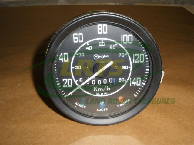 LAND ROVER SPEEDOMETER KMH MPH WITHOUT TRIP RESET 88 109 INCH SERIES 2A 3 PART PRC3605
