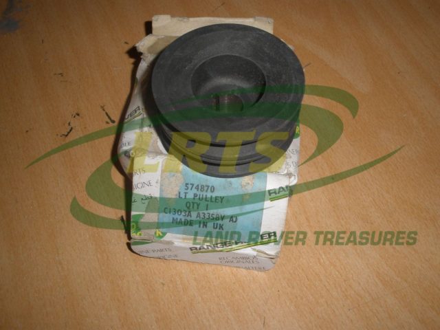 GENUINE LAND ROVER SERIES DOUBLE GROOVE ALTERNATOR PULLEY PART 574870