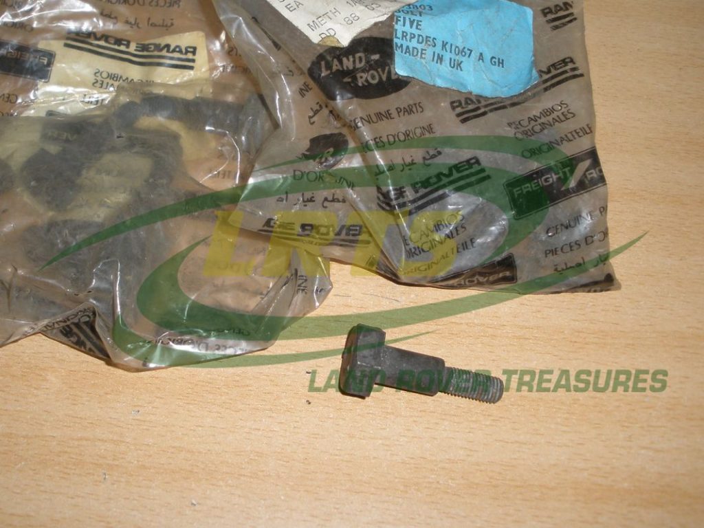 NOS GENUINE LAND ROVER SPECIAL FUEL TANK FIXING BOLT REAR SERIES 109 ...