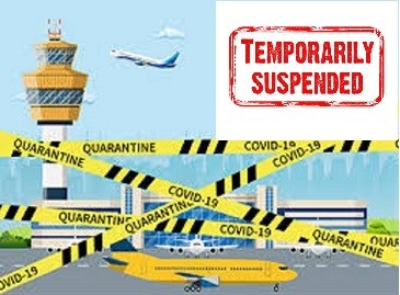 TEMPORARILY SUSPENSION OF POSTAL SERVICES TO CERTAIN COUNTRIES