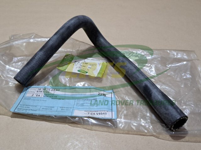 NOS GENUINE LAND ROVER PIPE TO HEATER FEED INLET HOSE DEFENDER BTR1132