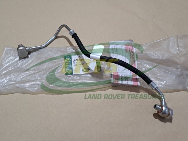 NOS GENUINE LAND ROVER 2.4L TURBO OIL FEED PIPE DEFENDER LR004686 LR031928 LR004445