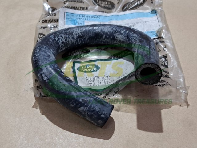 NOS GENUINE LAND ROVER 2.25 PETROL 2.5 TDI HEATER BYPASS HOSE DEFENDER BTR6141