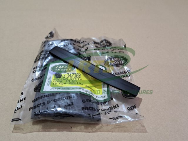 NOS GENUINE LAND ROVER AUXILIARY INSTRUMENT PANEL RUBBER STRIP SERIES 3 347308