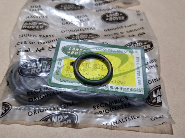 NOS GENUINE LAND ROVER BORG WARNER NV225 TRANSFER BOX SELECTOR O RING RANGE ROVER CLASSIC FTC839