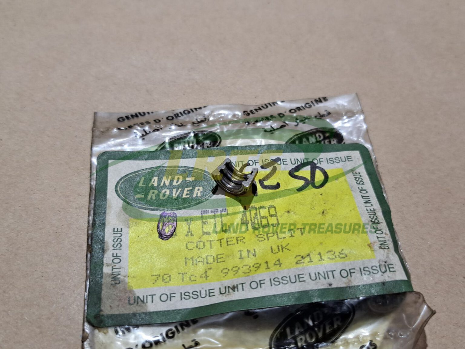 ETC4069 VALVE COTTER 4 CYLINDER LAND ROVER SERIES 3 DEF RRC DISCO 1