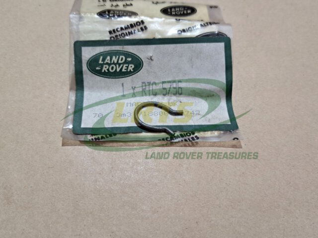 NOS GENUINE LAND ROVER ELECTRIC SEATS ADJUSTING CABLE SPRING STEEL CLIP RANGE ROVER CLASSIC RTC5796