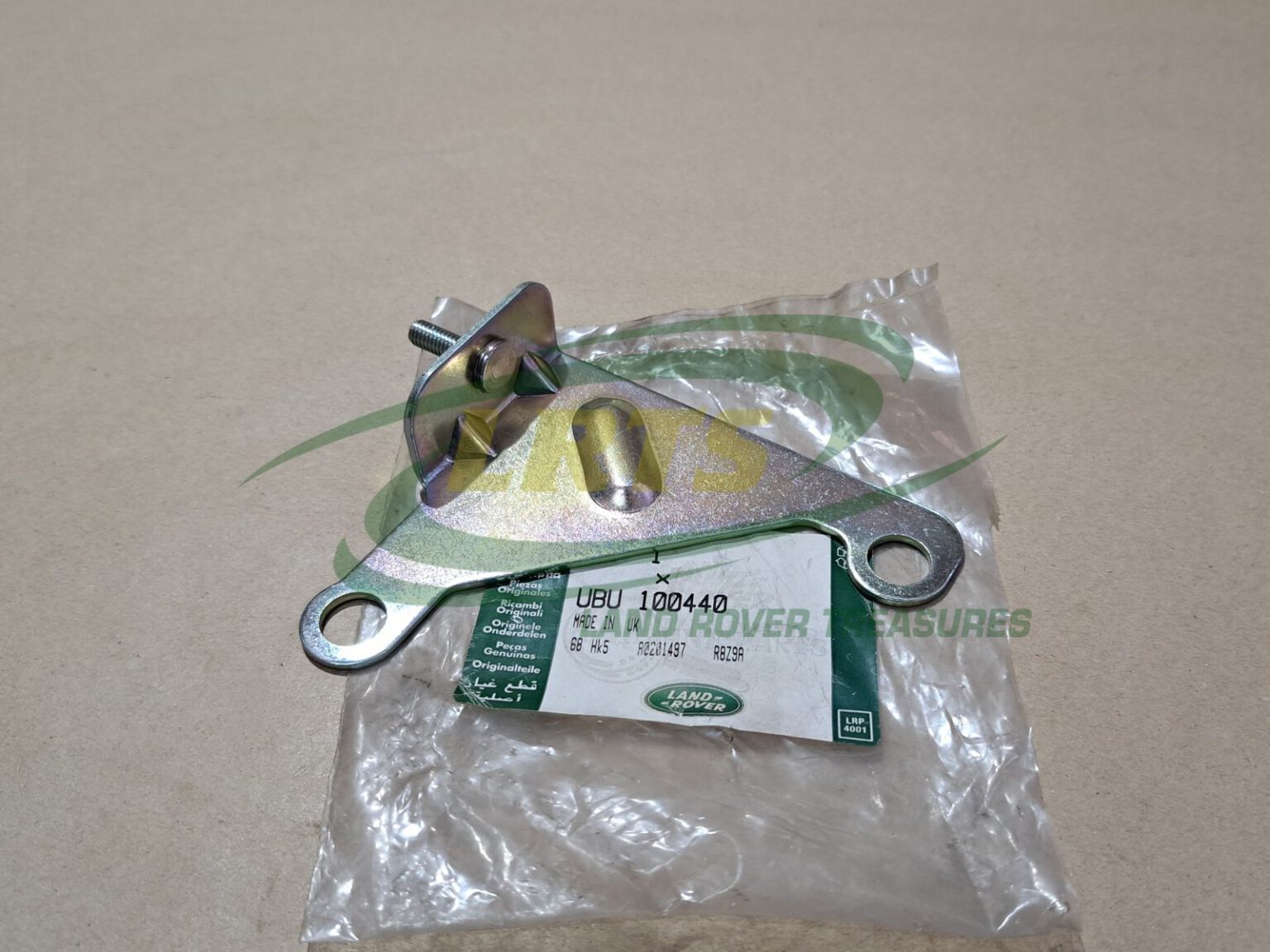 UBU100440 BRACKET TD5 GEARBOX OIL COOLER PIPE LAND ROVER DEF Land