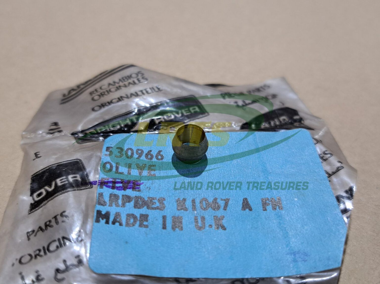 530966 OLIVE FUEL PIPES LAND ROVER SERIES 2/A 3 Land Rover Treasure Shop