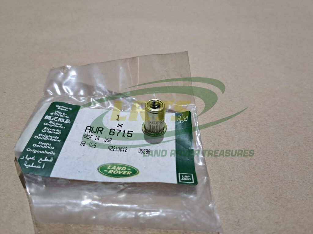 AWR6715 M6 BLIND NUTSERT VARIOUS APPLICATION LAND ROVER DEF RR SPORT ...