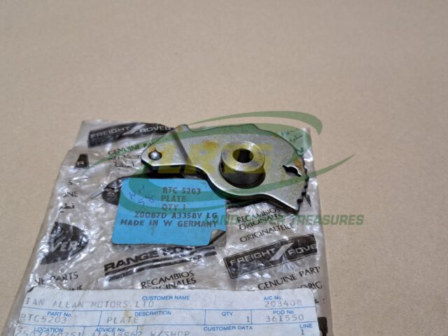 NOS GENUINE LAND ROVER ZF AUTO GEARBOX DETENT SPRING RETENTION PLATE DEFENDER RANGE ROVER CLASSIC DISCOVERY 1 RTC5203