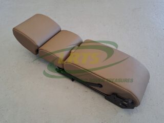 NOS LAND ROVER BAHAMA BEIGE LEATHERETTE INDIVIDUAL REAR SEAT ARMREST DISCOVERY 2 HLJ000280SUC