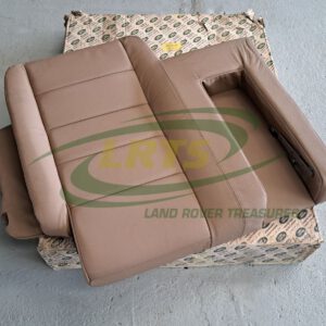 NOS GENUINE LAND ROVER LARGE SPLIT REAR SEAT SORREL BROWN LEATHER SQUAB RANGE ROVER CLASSIC BTR6432SUA