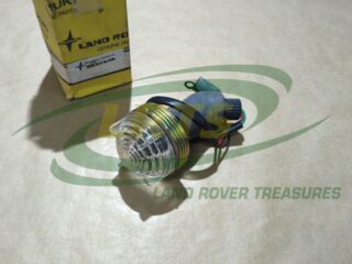 NOS GENUINE LAND ROVER SIDE FISH EYE GLASS LAMP MILITARY SANTANA 167534
