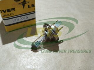 NOS GENUINE LAND ROVER HEADLAMP 12V 60/55W H4 HALOGEN BULB SERIES 2A 3 DEFENDER DISCOVERY 1 2 RANGE ROVER CLASSIC P38 FREELANDER 1 SANTANA SERIES 3 3A 193348 589783