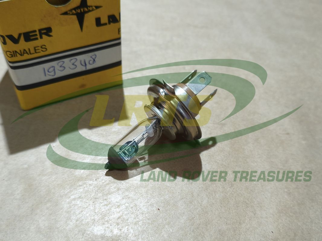 NOS GENUINE LAND ROVER HEADLAMP 12V 60/55W H4 HALOGEN BULB SERIES 2A 3 DEFENDER DISCOVERY 1 2 RANGE ROVER CLASSIC P38 FREELANDER 1 SANTANA SERIES 3 3A 193348 589783