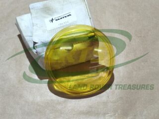 NOS GENUINE LAND ROVER HEADLAMP YELLOW LENS MILITARY SANTANA SERIES 3 194324